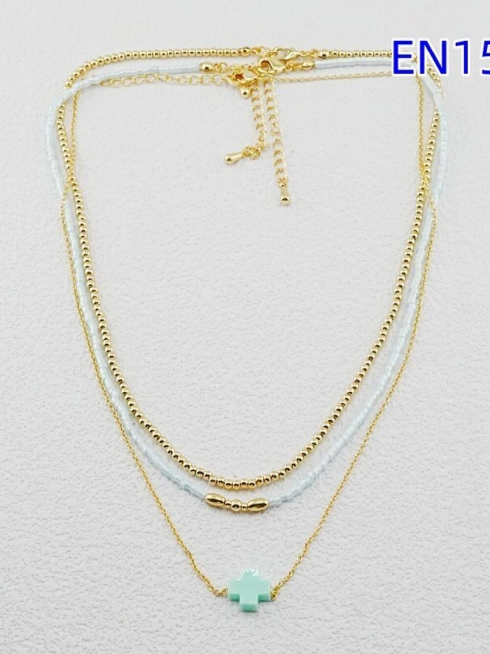 Enewton Colorful Cross Necklace